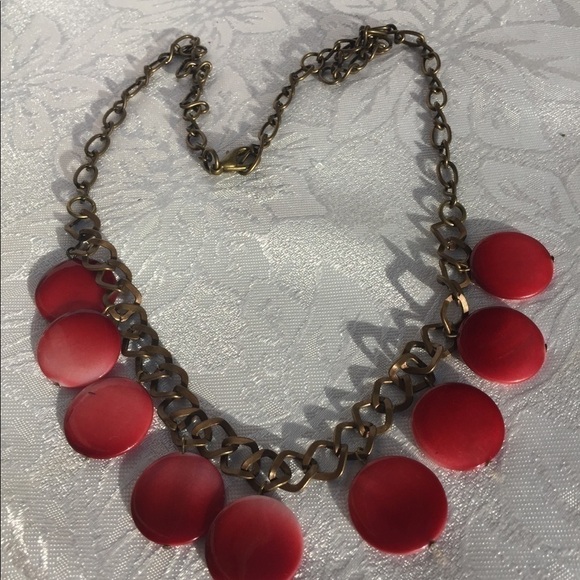 Free with $25+ purchase Brass and Shell Necklace - Picture 3 of 3